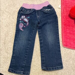 Embroidered Denim Kids Jeans